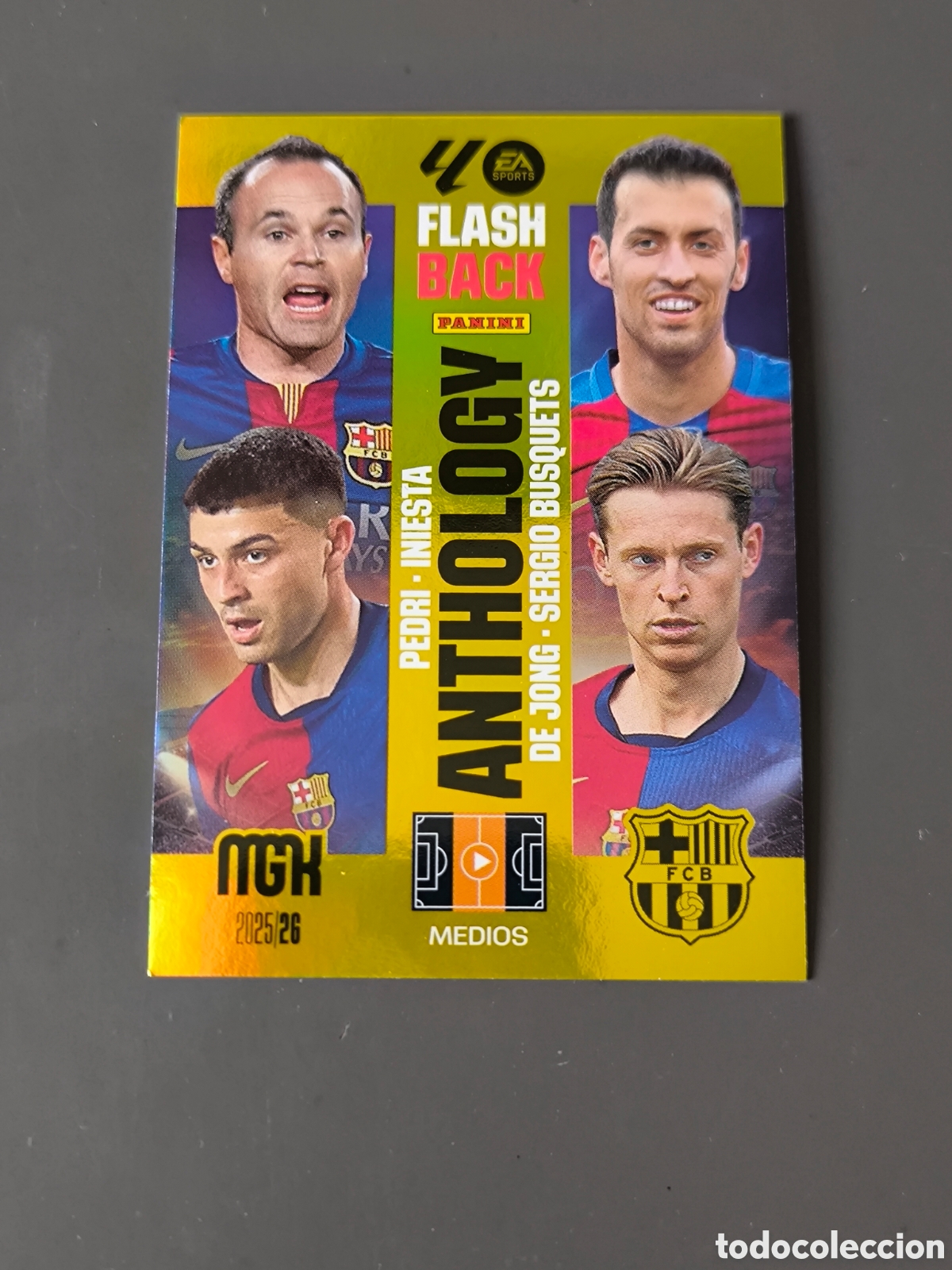 Cromos de f&uacute;tbol: ANTHOLOGY 435 FC Barcelona Megacracks MGK 25 26