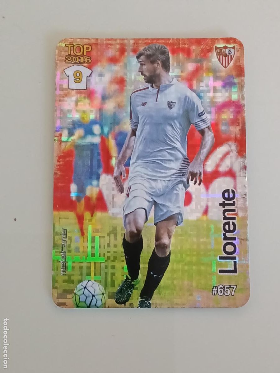 Cromos de f&uacute;tbol: 657 LLORENTE. SEVILLA FC. TETRIS. LAS FICHAS QUIZ DE LA LIGA 2016