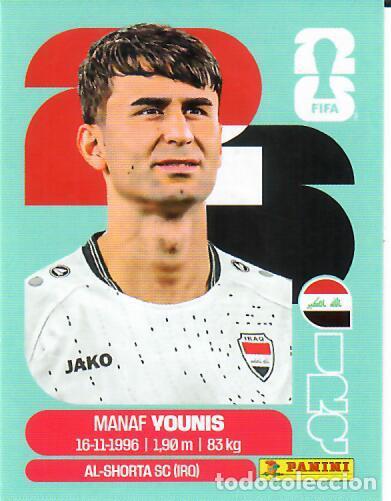 Cromos de f&uacute;tbol: CROMO PANINI MUNDIAL WORLD CUP 2026 - IRQ8 IRQ 8 - YOUNIS - IRAQ