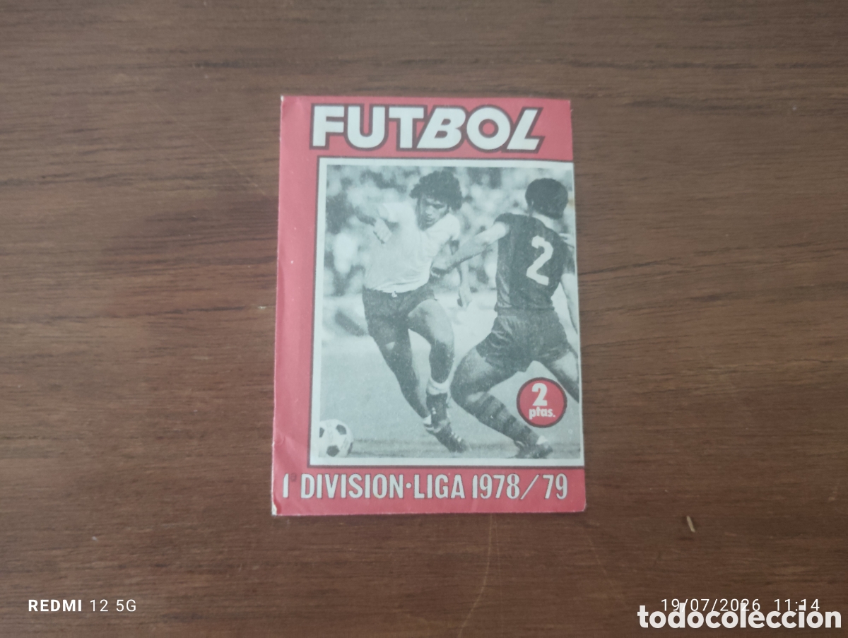 Cromos de f&uacute;tbol: Sobre sin abrir Editorial Este 78 79