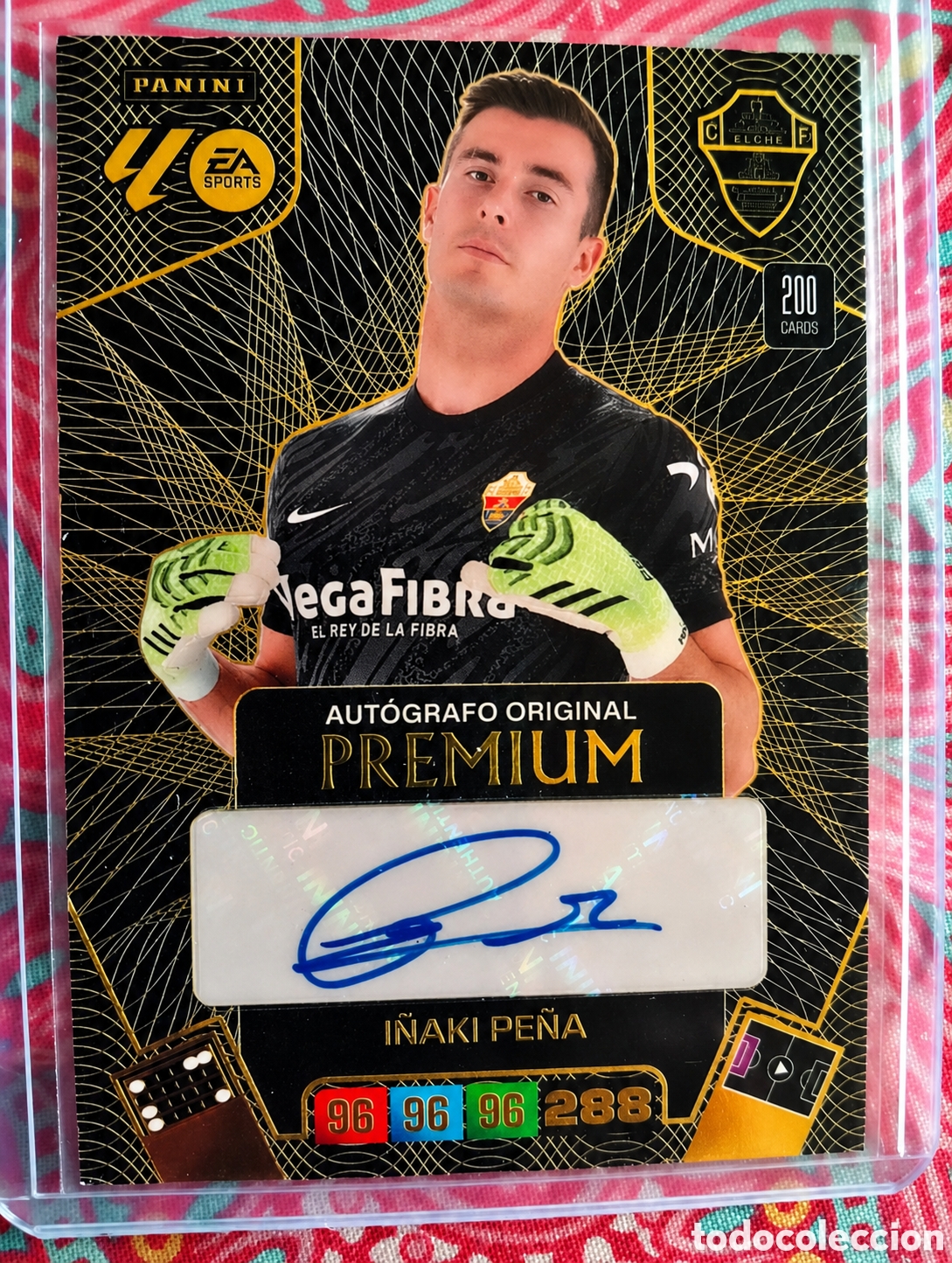 Football Stickers: Cromo coleccionable firmada de I&ntilde;aki Pe&ntilde;a de la colecci&oacute;n Panini Adrenalyn XL Premium,