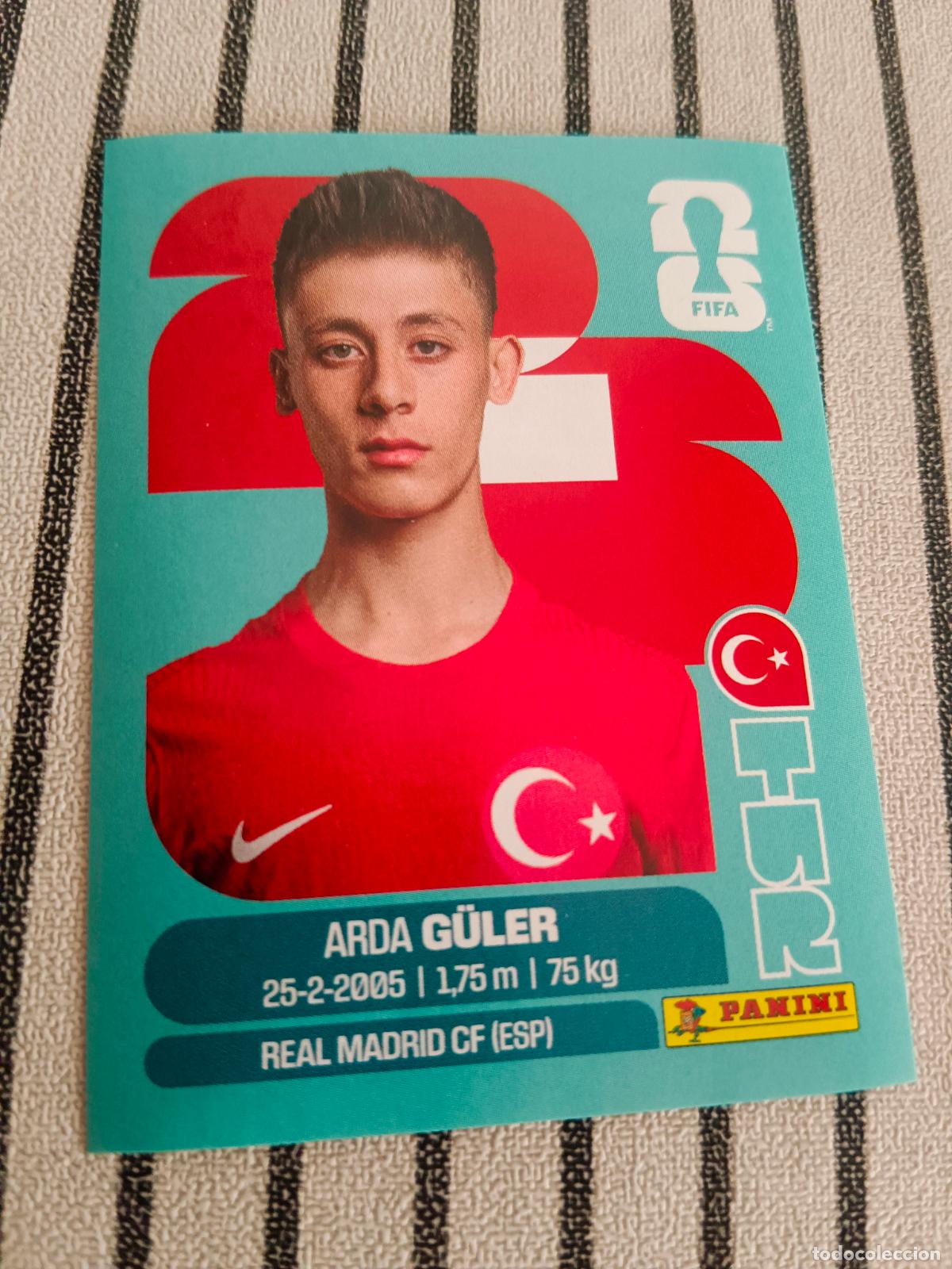 Cromos de f&uacute;tbol: MUNDIAL 2026 ESTADOS UNIDOS USA MEXICO MEJICO CANADA TUR 14 TUR14 ARDA GULER TURQUIA FIFA