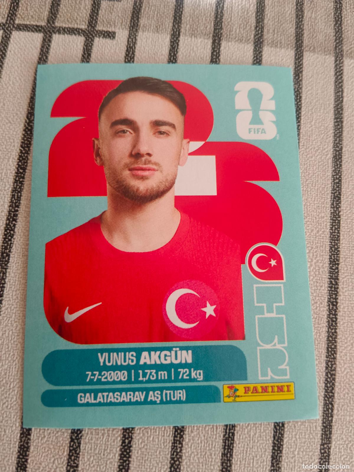 Cromos de f&uacute;tbol: MUNDIAL 2026 ESTADOS UNIDOS USA MEXICO MEJICO CANADA TUR 16 TUR16 YUNUS AKGUN TURQUIA FIFA