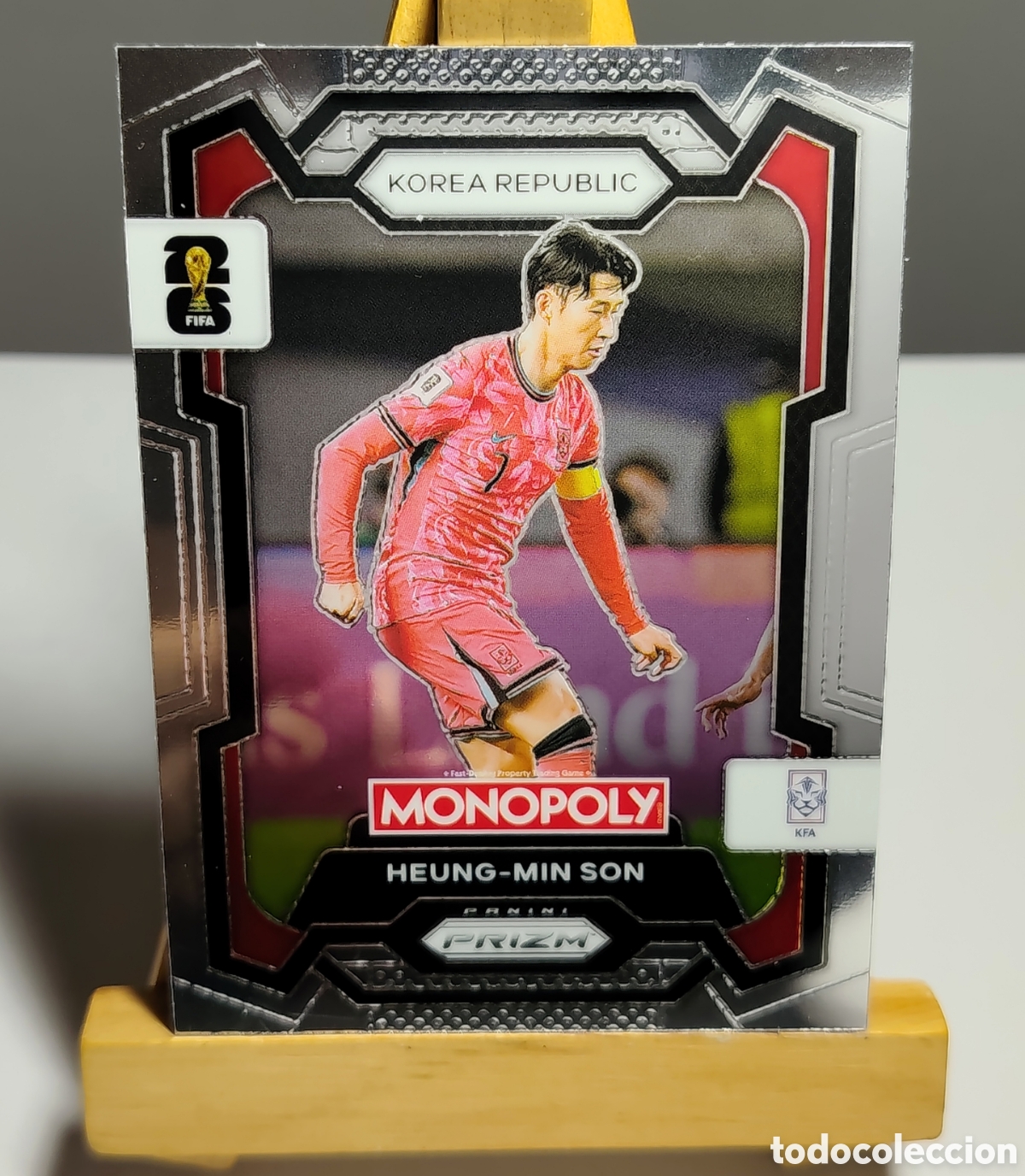 Cromos de f&uacute;tbol: HEUG-MIN SON 2026 KOREA MONOPOLY PRIZM PANINI.