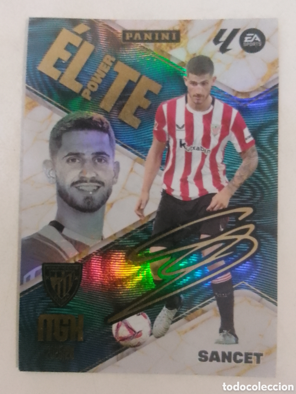 Cromos de f&uacute;tbol: Megacracks 2025/26 P 17 Sancet &bull; Athletic Club. &Eacute;LITE POWER.