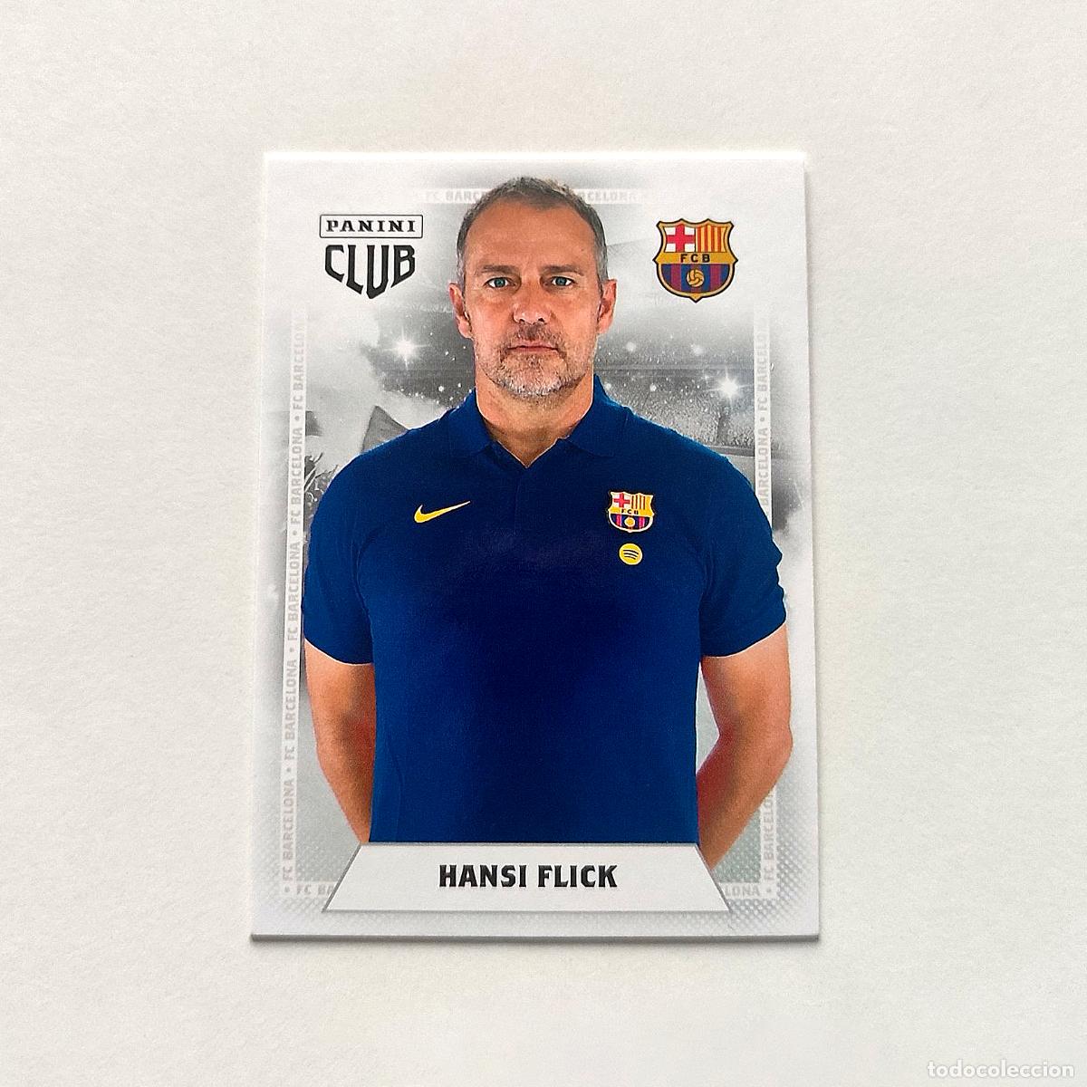 Cromos de f&uacute;tbol: Hansi Flick ADN Panini Club FC Barcelona 2025-26