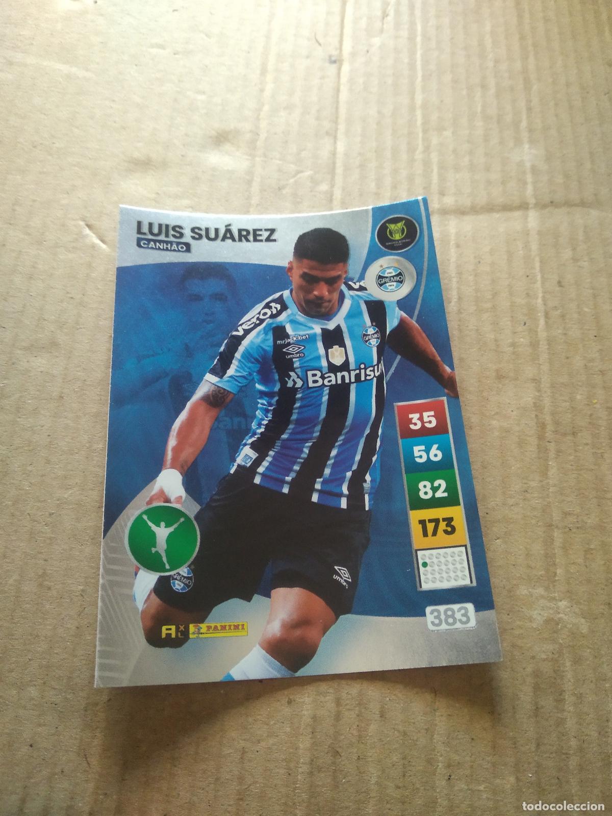Cromos de f&uacute;tbol: 383 LUIS SUAREZ GREMIO CROMO FUTBOL PANINI ADRENALYN LIGA BRASIL 2023 BRASILEIRAO
