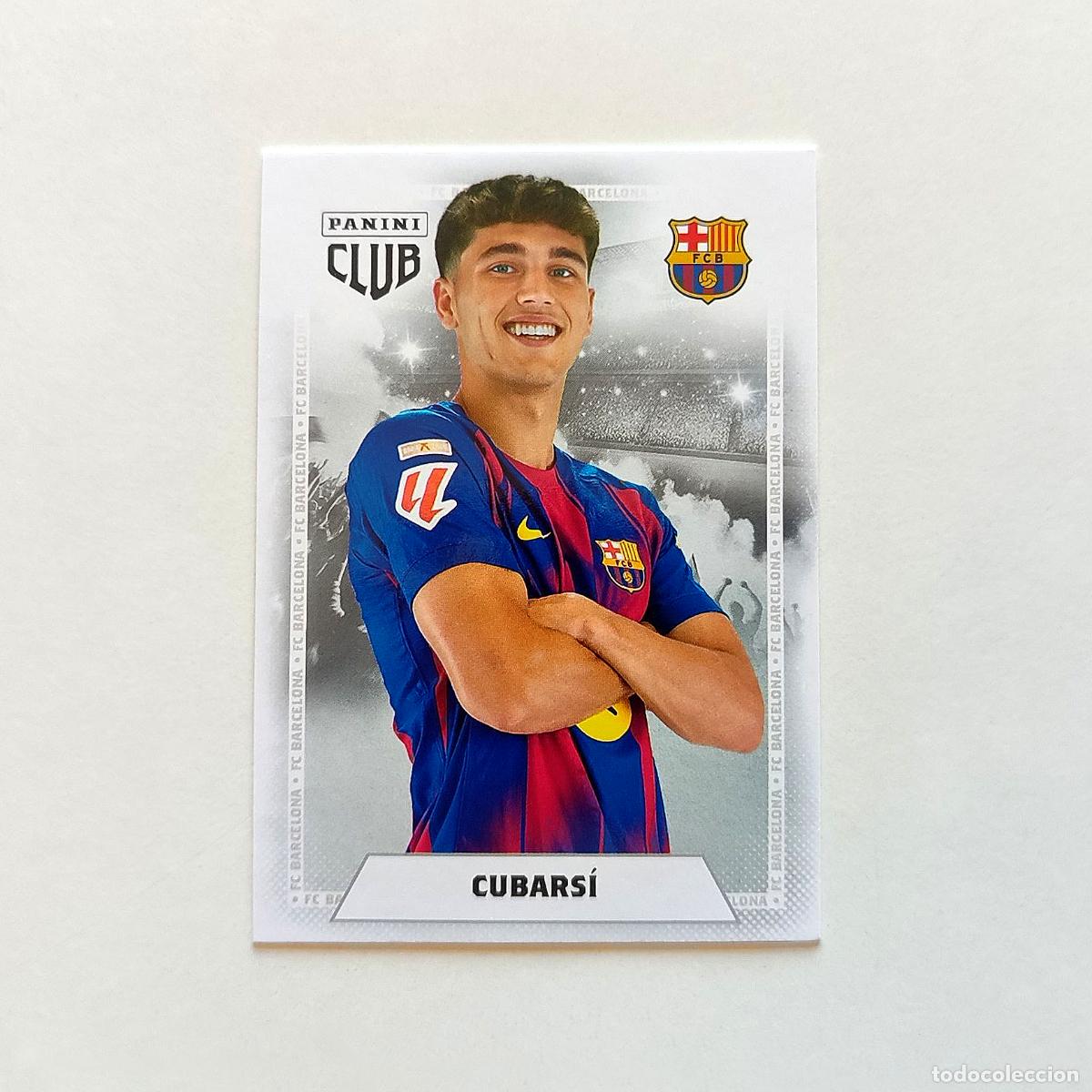 Cromos de f&uacute;tbol: Pau Cubars&iacute; ADN Panini Club FC Barcelona 2025-26