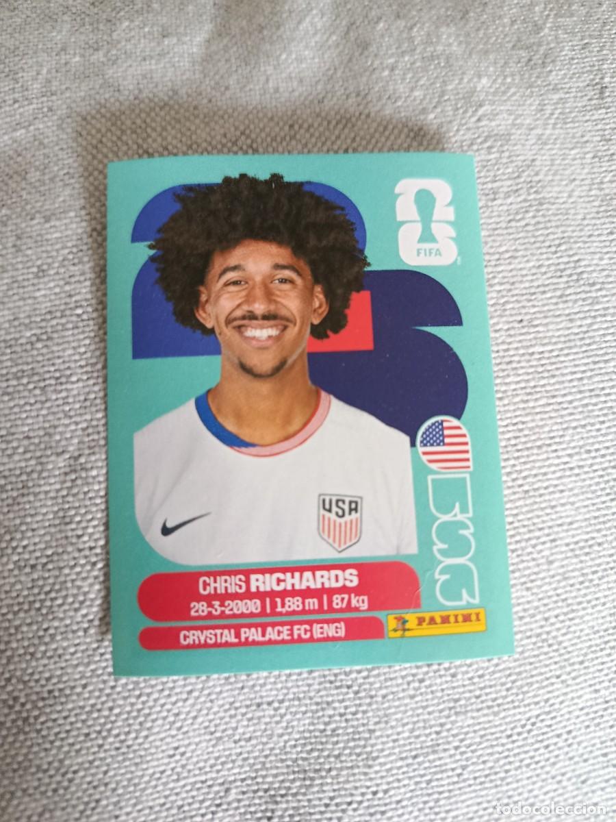Cromos de f&uacute;tbol: Mundial Estados Unidos-Mexico-Canad&aacute; 2026. 3- Richards. Estados Unidos. Nunca pegado.