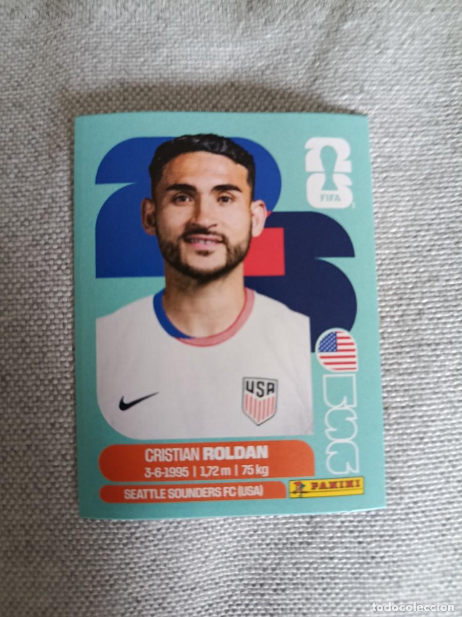 Cartes &agrave; collectionner de Football: Mundial Estados Unidos-Mexico-Canad&aacute; 2026. 11- Rold&aacute;n. Estados Unidos. Nunca pegado.