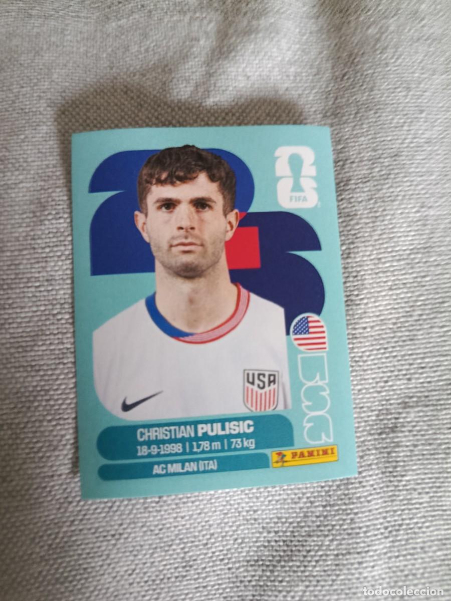 Cartes &agrave; collectionner de Football: Mundial Estados Unidos-Mexico-Canad&aacute; 2026. 16- Pulisic. Estados Unidos. Nunca pegado.