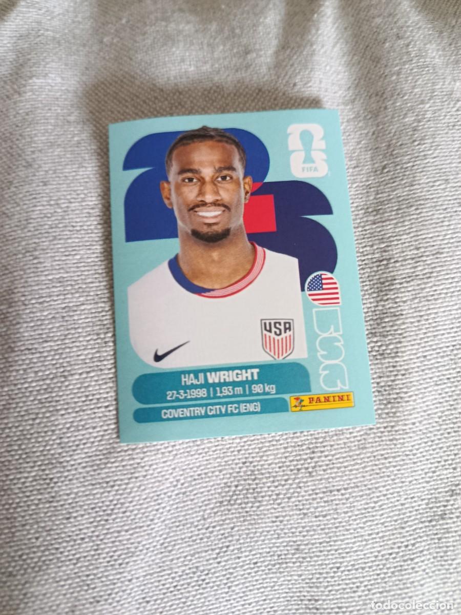 Cartes &agrave; collectionner de Football: Mundial Estados Unidos-Mexico-Canad&aacute; 2026. 19- Wright. Estados Unidos. Nunca pegado.
