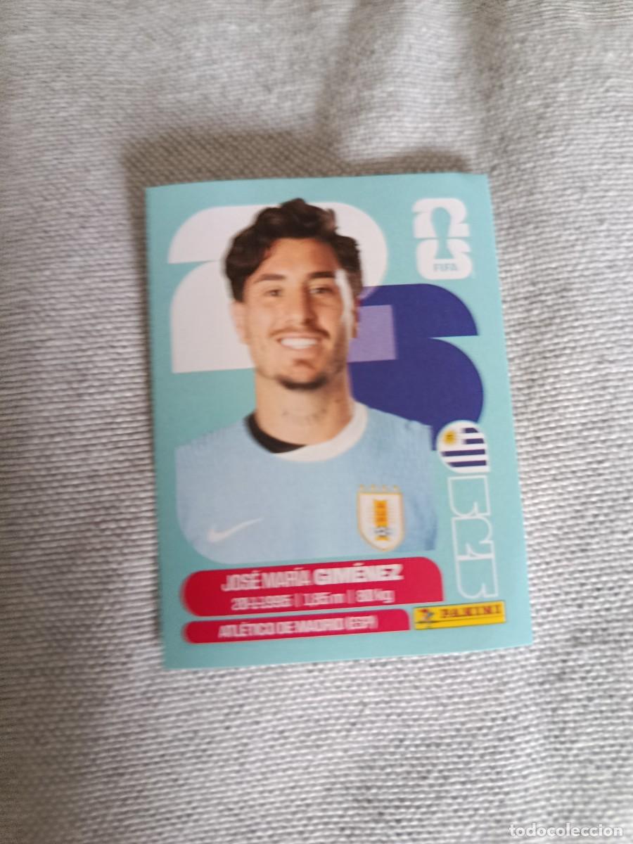 Cromos de f&uacute;tbol: Mundial Estados Unidos-Mexico-Canad&aacute; 2026. 5- Gim&eacute;nez. Uruguay. Nunca pegado.