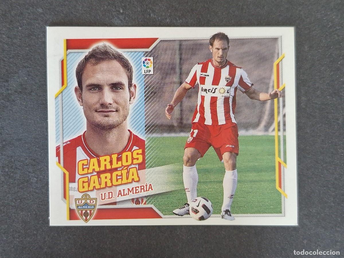 Cromos de f&uacute;tbol: L4 CARLOS GARCIA U. D. ALMERIA COLOCA LIGA ESTE 2010 2011 10 11 NUNCA PEGADO SIN PEGAR