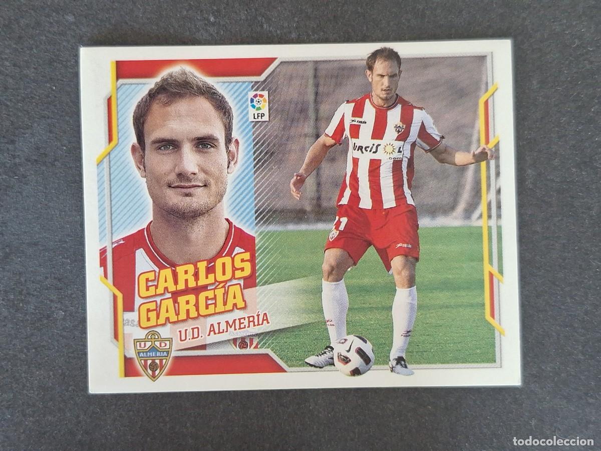 Cromos de f&uacute;tbol: L4 CARLOS GARCIA U. D. ALMERIA COLOCA LIGA ESTE 2010 2011 10 11 NUNCA PEGADO SIN PEGAR