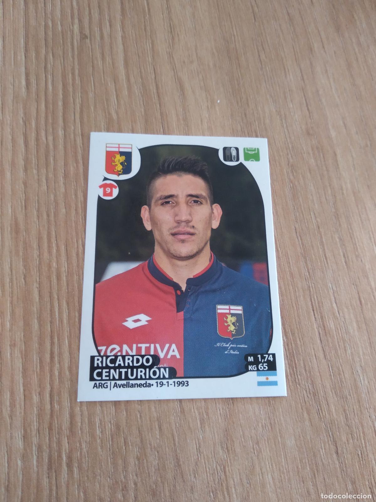 Cromos de f&uacute;tbol: 219 RICARDO CENTURION GENOA CROMO FUTBOL PANINI LIGA ITALIA 2017-2018 CALCIATORI 17-18