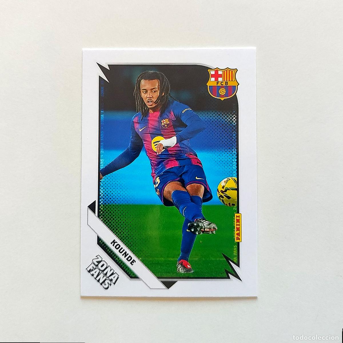 Cromos de f&uacute;tbol: Kounde Zona Fans Panini Club FC Barcelona 2025/2026