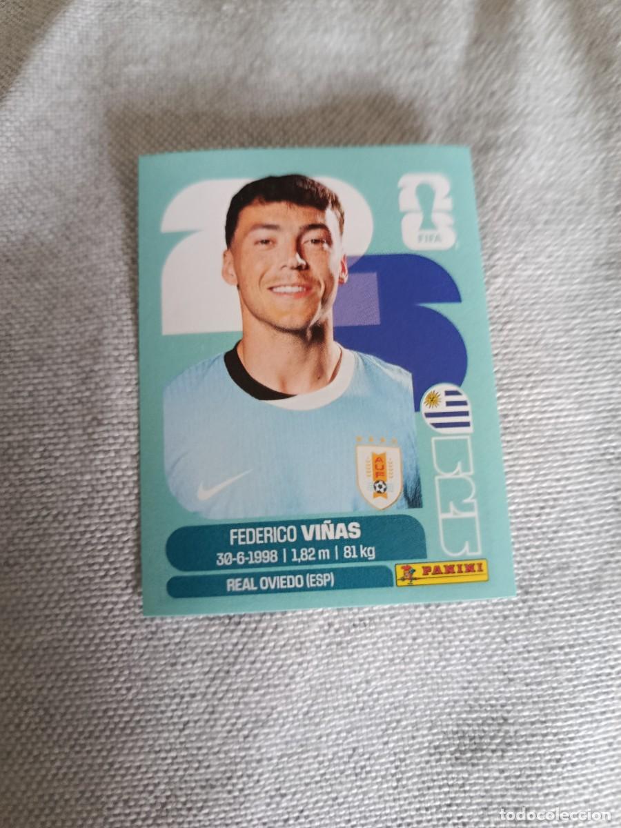 Cromos de f&uacute;tbol: Mundial Estados Unidos-Mexico-Canad&aacute; 2026. 18- Vi&ntilde;as. Uruguay. Nunca pegado.