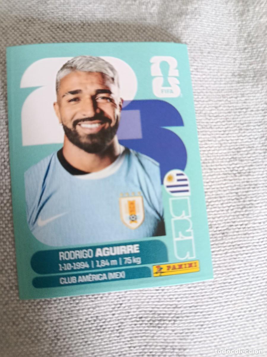 Cromos de f&uacute;tbol: Mundial Estados Unidos-Mexico-Canad&aacute; 2026. 19- Aguirre. Uruguay. Nunca pegado.