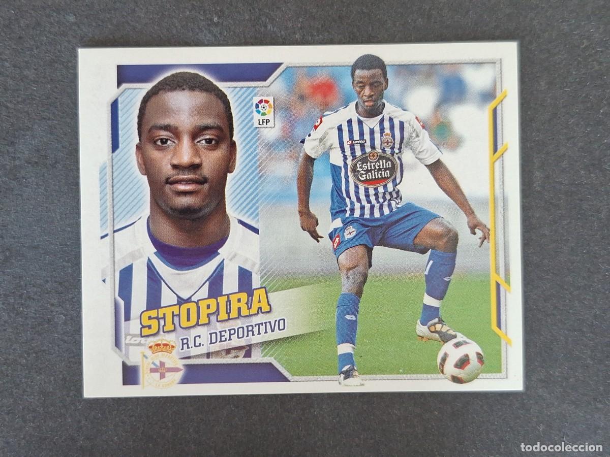 Cromos de f&uacute;tbol: L4 STOPIRA DEPORTIVO DE LA CORU&Ntilde;A COLOCA LIGA ESTE 2010 2011 10 11 NUNCA PEGADO SIN PEGAR