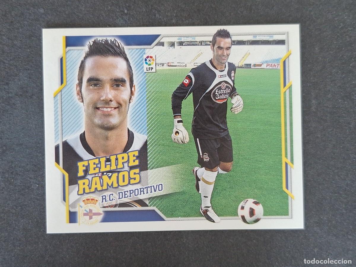 Cromos de f&uacute;tbol: L4 FELIPE RAMOS DEPORTIVO DE LA CORU&Ntilde;A COLOCA LIGA ESTE 2010 2011 10 11 NUNCA PEGADO SIN PEGAR