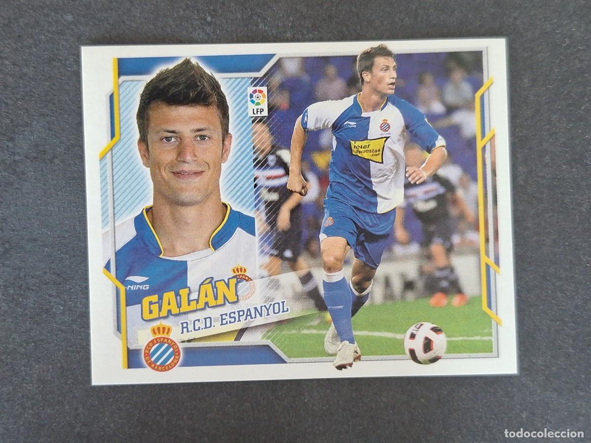 Cromos de f&uacute;tbol: L4 GALAN R. C. D. ESPA&Ntilde;OL COLOCA LIGA ESTE 2010 2011 10 11 NUNCA PEGADO SIN PEGAR