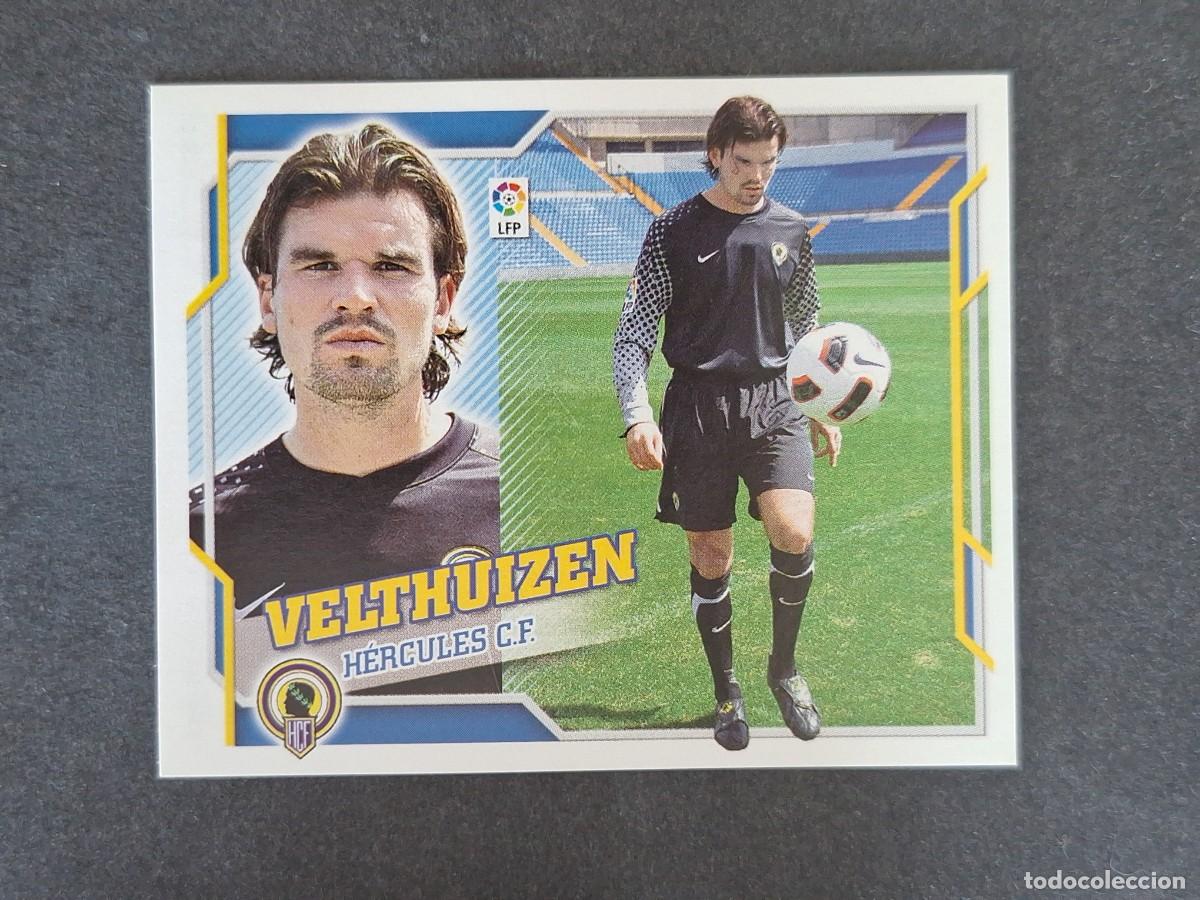 Cromos de f&uacute;tbol: L4 VELTHUIZEN HERCULES C. F. COLOCA LIGA ESTE 2010 2011 10 11 NUNCA PEGADO SIN PEGAR