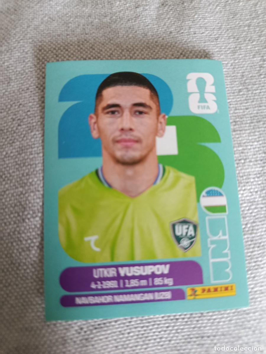 Cromos de f&uacute;tbol: Mundial Estados Unidos-Mexico-Canad&aacute; 2026. 2- Yusupov. Uzbekist&aacute;n. Nunca pegado.