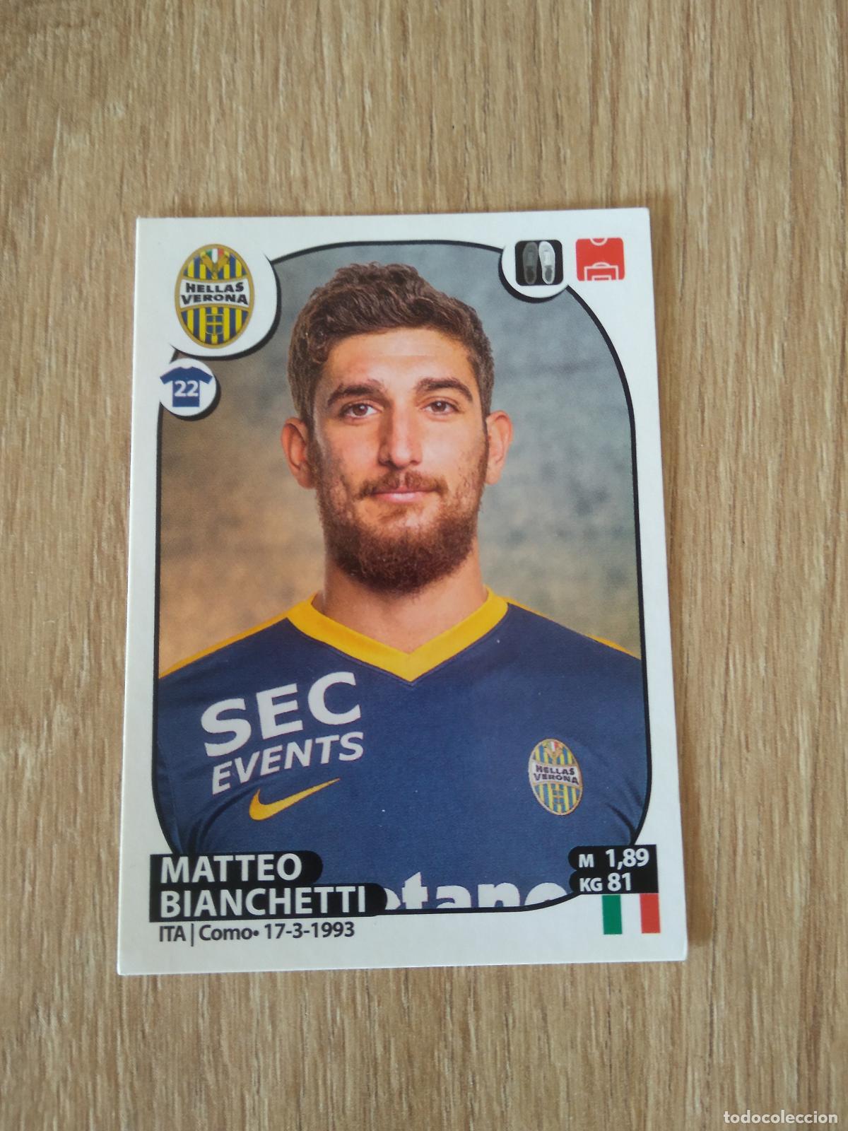 Cromos de f&uacute;tbol: 238 MATTEO BIANCHETTI HELLAS VERONA CROMO FUTBOL PANINI LIGA ITALIA 2017-2018 CALCIATORI 17-18
