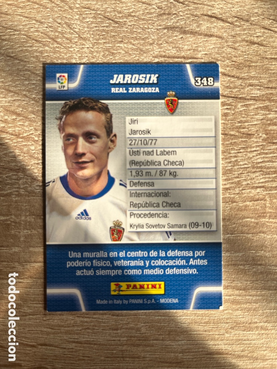 Cromos de f&uacute;tbol: 348 JAROSIK MEGACRACKS MGK 2010 2011 10 11 REAL ZARAGOZA