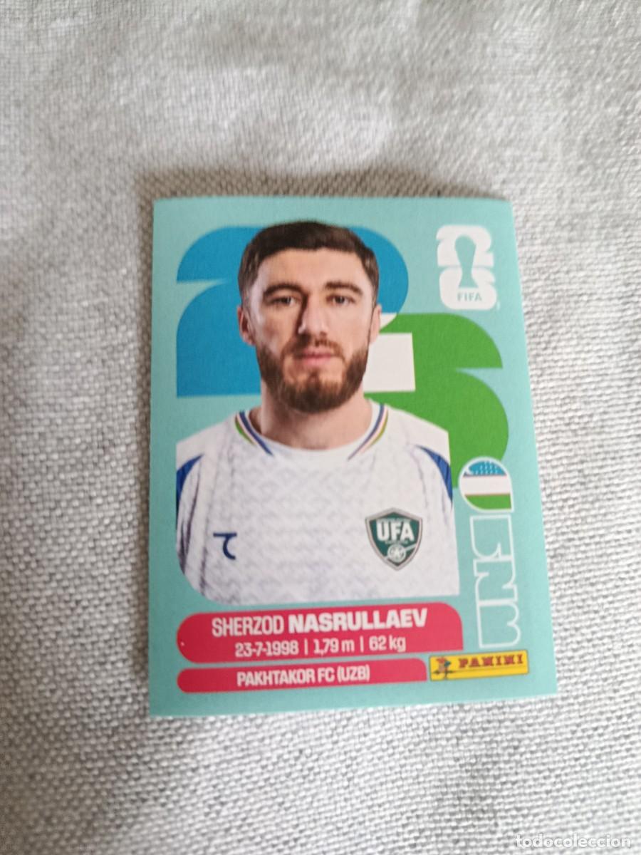 Cromos de f&uacute;tbol: Mundial Estados Unidos-Mexico-Canad&aacute; 2026. 4- Nasrullaev. Uzbekist&aacute;n. Nunca pegado.