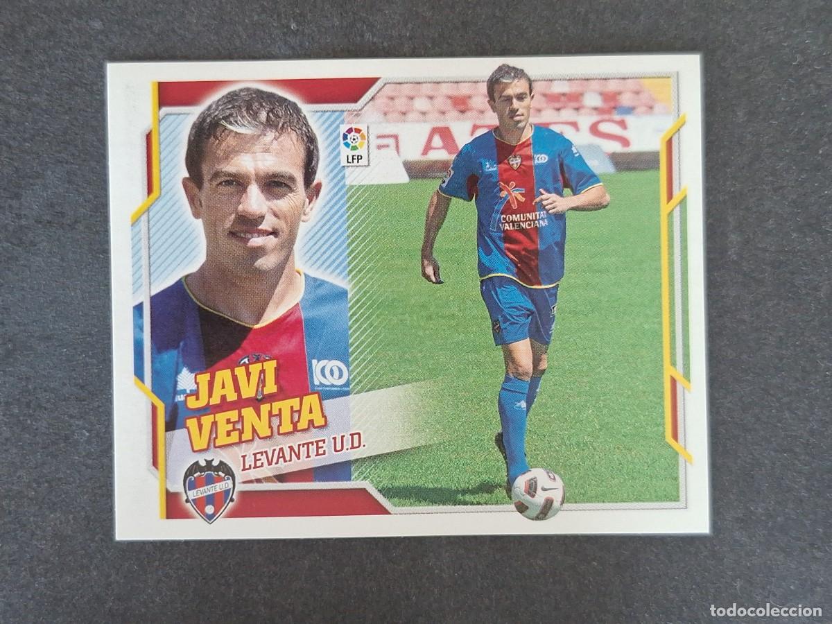Cromos de f&uacute;tbol: L4 JAVI VENTA LEVANTE U. D. COLOCA LIGA ESTE 2010 2011 10 11 NUNCA PEGADO SIN PEGAR