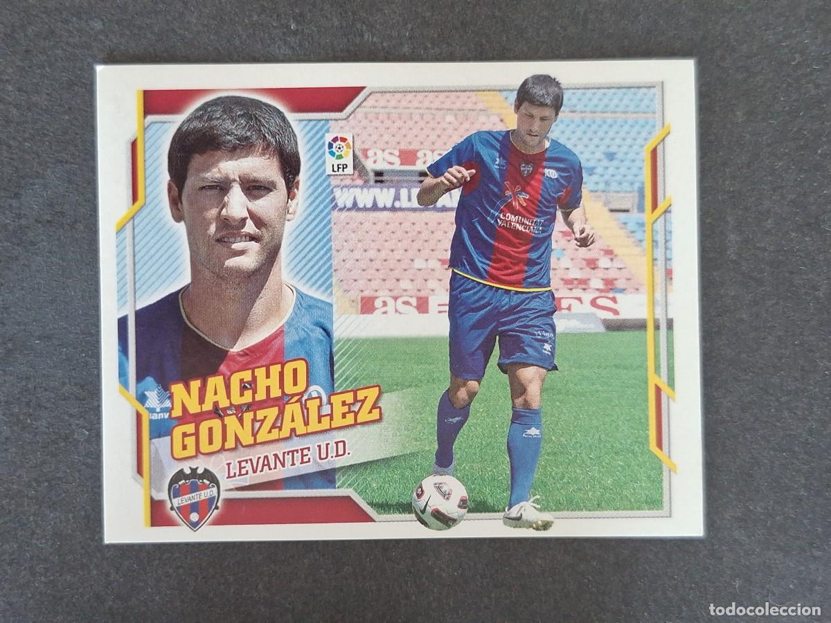Figurine di Calcio: L4 NACHO GONZALEZ LEVANTE U. D. COLOCA LIGA ESTE 2010 2011 10 11 NUNCA PEGADO SIN PEGAR
