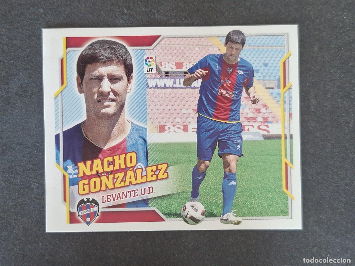 Figurine di Calcio: L4 NACHO GONZALEZ LEVANTE U. D. COLOCA LIGA ESTE 2010 2011 10 11 NUNCA PEGADO SIN PEGAR