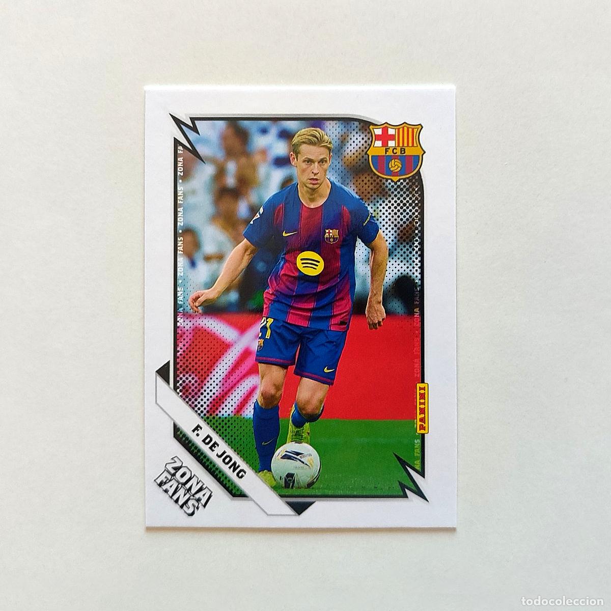 Figurine di Calcio: Frenkie De Jong Zona Fans Panini Club FC Barcelona 2025/2026