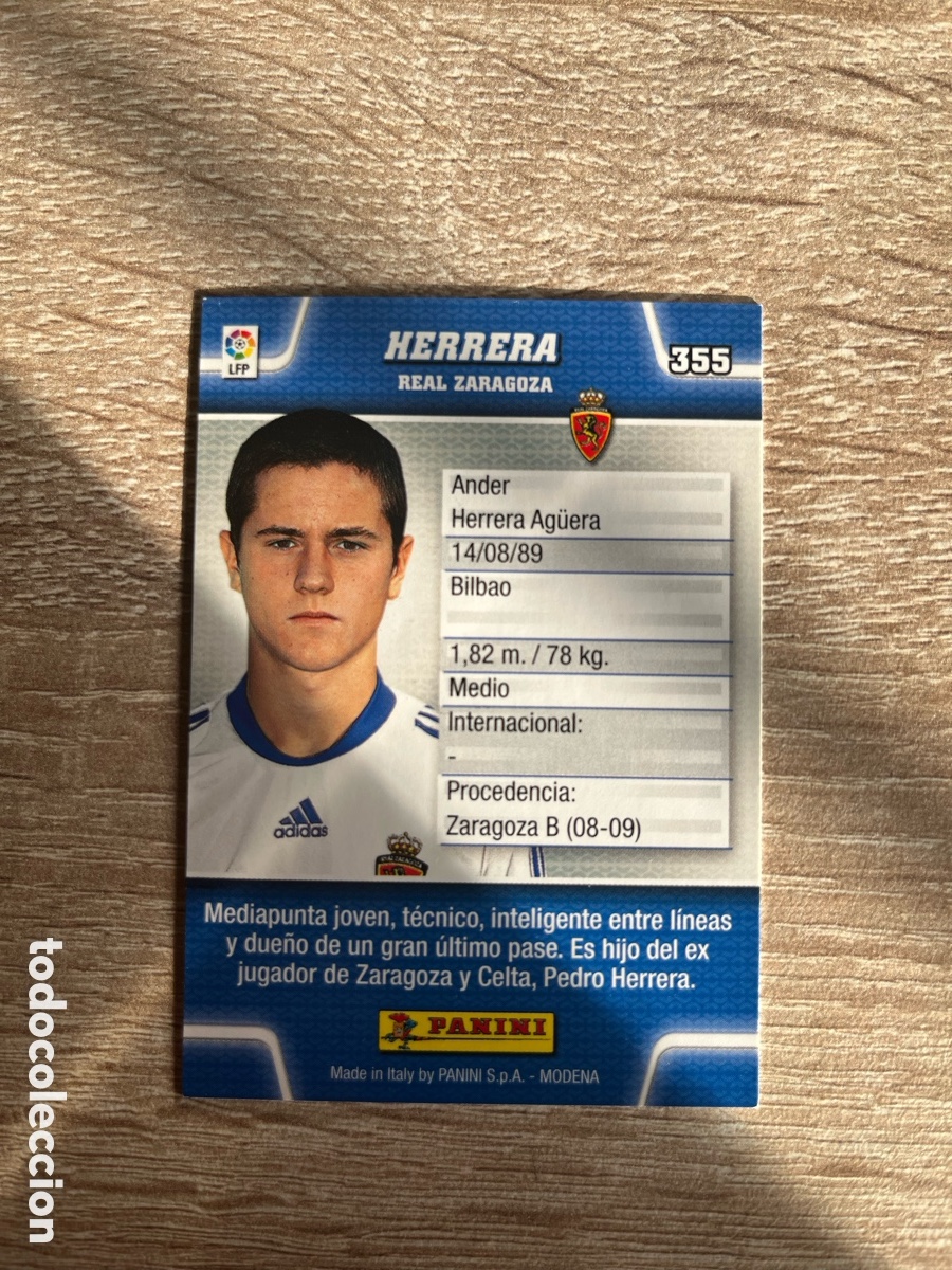 Figurine di Calcio: 355 HERRERA ROOKIE MEGACRACKS MGK 2010 2011 10 11 REAL ZARAGOZA