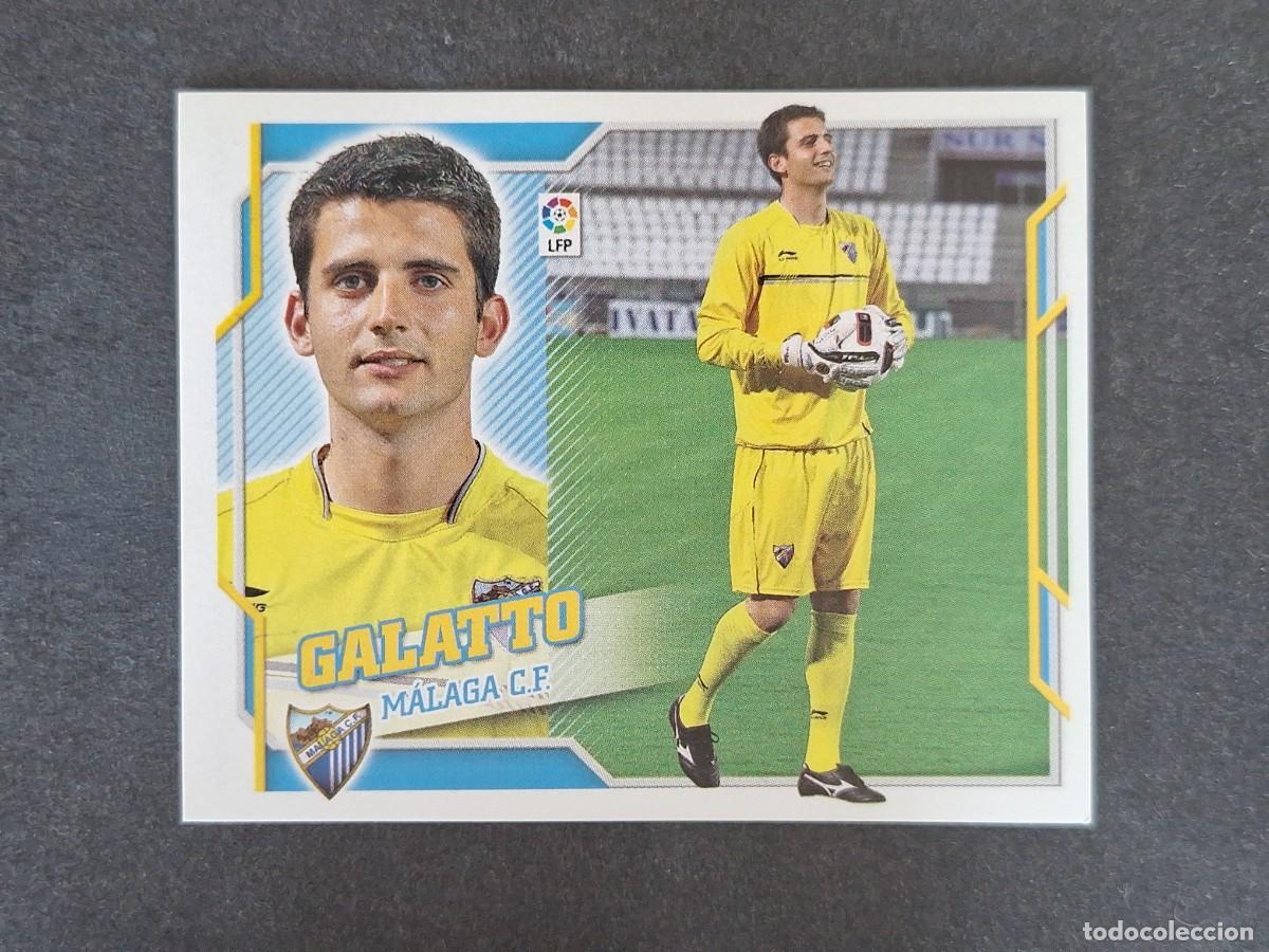 Cromos de f&uacute;tbol: L4 GALATTO MALAGA C. F. COLOCA LIGA ESTE 2010 2011 10 11 NUNCA PEGADO SIN PEGAR