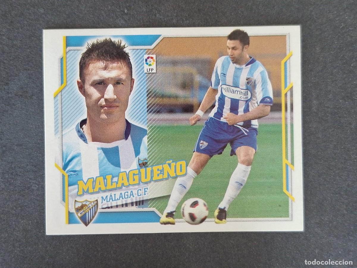 Cromos de f&uacute;tbol: L4 MALAGUE&Ntilde;O MALAGA C. F. COLOCA LIGA ESTE 2010 2011 10 11 NUNCA PEGADO SIN PEGAR