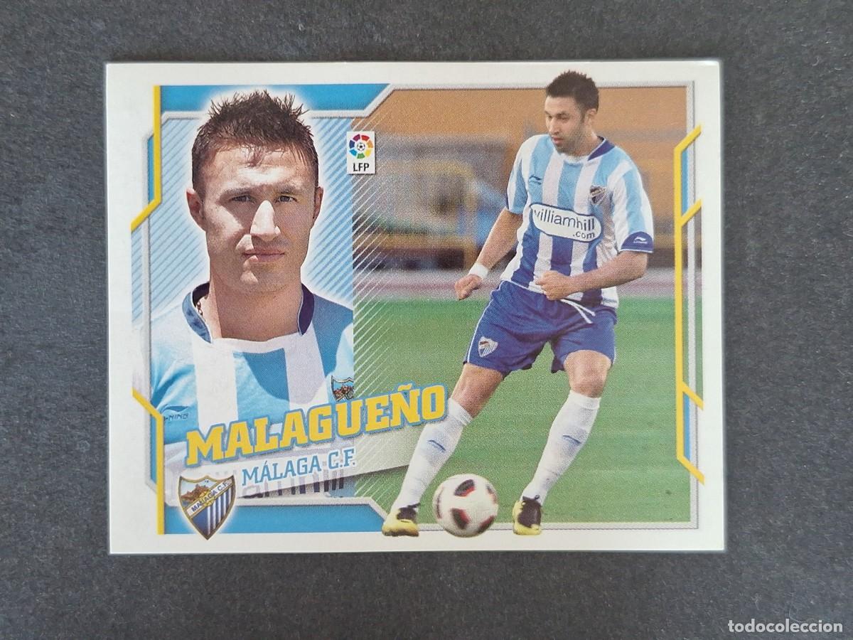 Cromos de f&uacute;tbol: L4 MALAGUE&Ntilde;O MALAGA C. F. COLOCA LIGA ESTE 2010 2011 10 11 NUNCA PEGADO SIN PEGAR