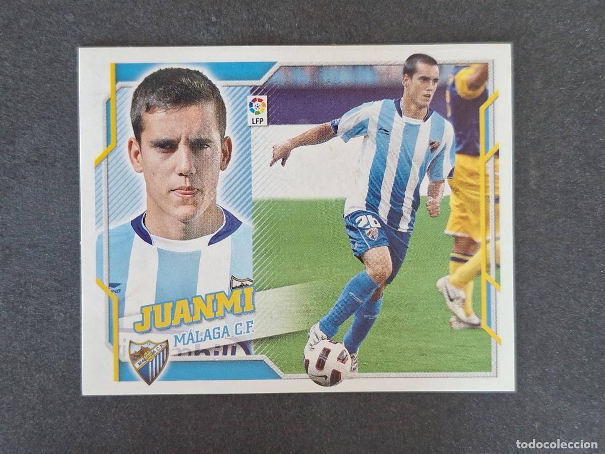 Cromos de f&uacute;tbol: L4 JUANMI MALAGA C. F. COLOCA LIGA ESTE 2010 2011 10 11 NUNCA PEGADO SIN PEGAR