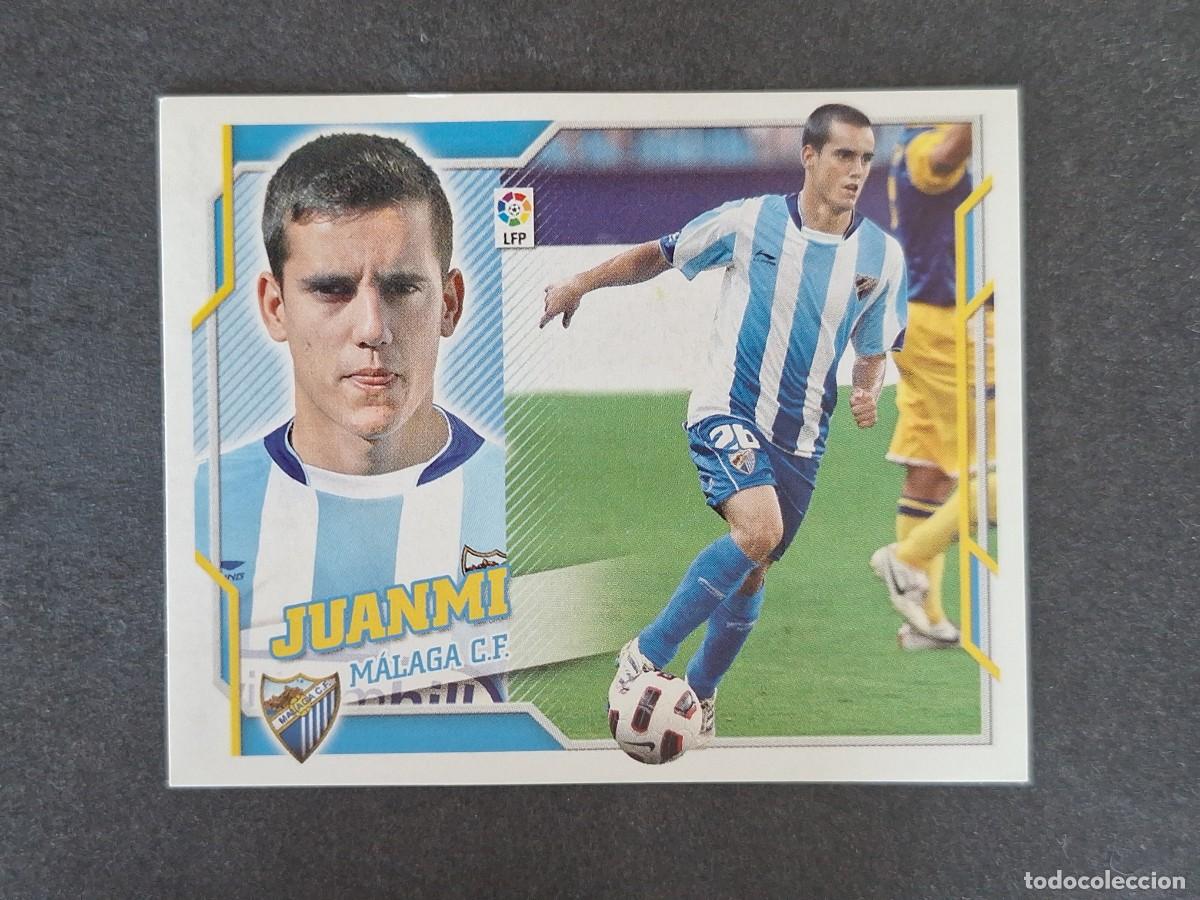 Cromos de f&uacute;tbol: L4 JUANMI MALAGA C. F. COLOCA LIGA ESTE 2010 2011 10 11 NUNCA PEGADO SIN PEGAR