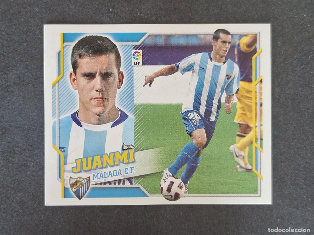 Cromos de f&uacute;tbol: L4 JUANMI MALAGA C. F. COLOCA LIGA ESTE 2010 2011 10 11 NUNCA PEGADO SIN PEGAR