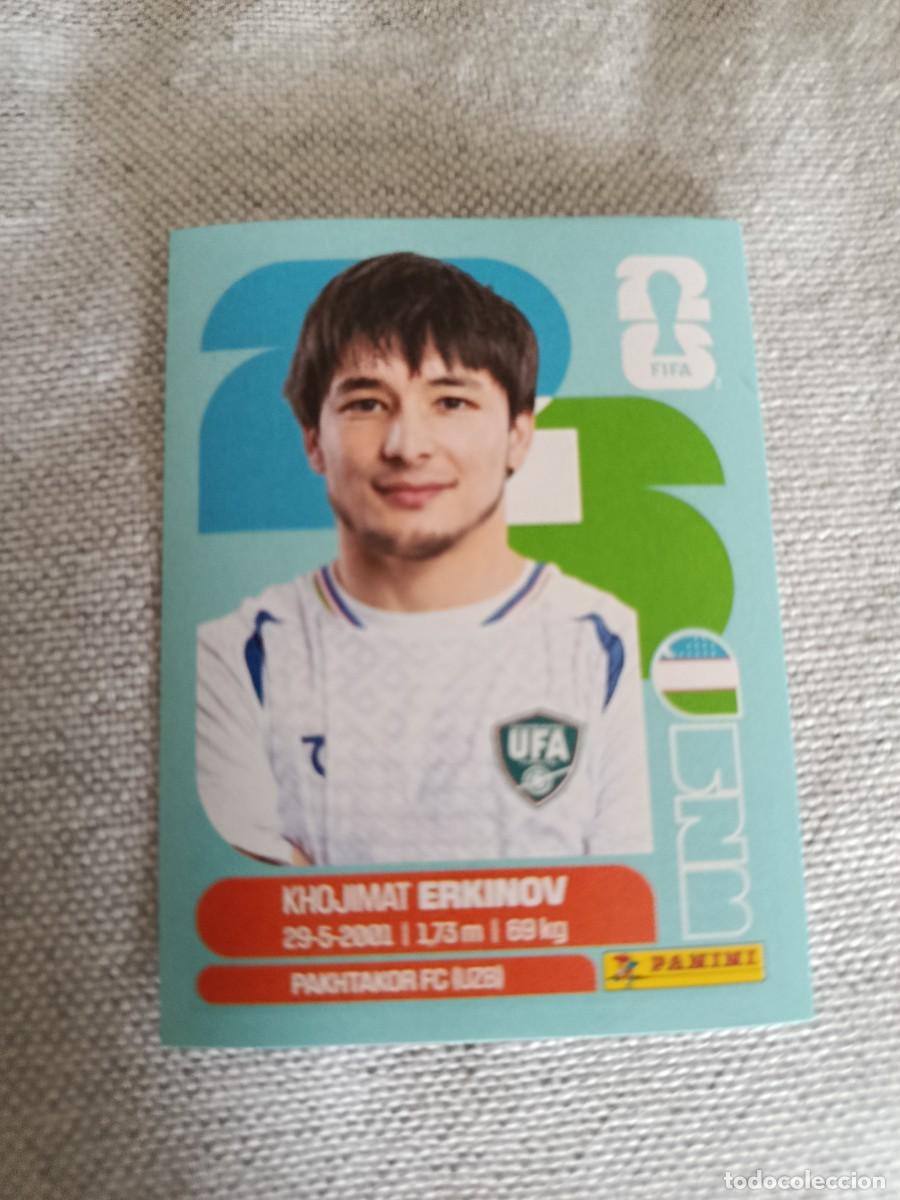 Cromos de f&uacute;tbol: Mundial Estados Unidos-Mexico-Canad&aacute; 2026. 15- Erkinov. Uzbekist&aacute;n. Nunca pegado.