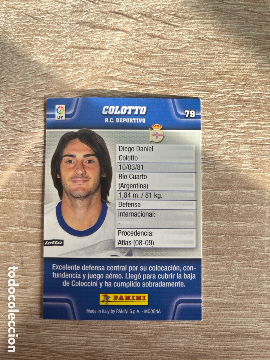 Cromos de f&uacute;tbol: 78 COLOTTO MEGACRACKS MGK 2010 2011 10 11 DEPORTIVO DE A CORU&Ntilde;A