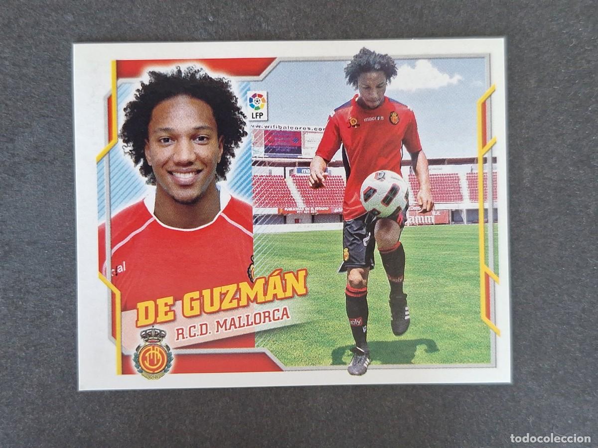 Cromos de f&uacute;tbol: L4 DE GUZMAN R. C. D. MALLORCA COLOCA LIGA ESTE 2010 2011 10 11 NUNCA PEGADO SIN PEGAR