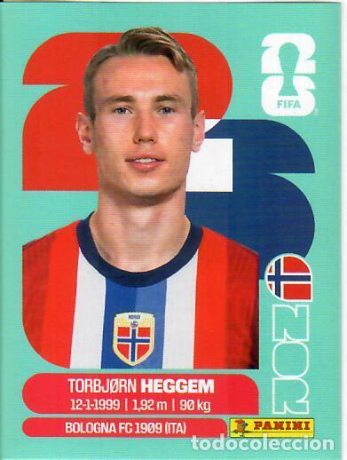 Cromos de f&uacute;tbol: CROMO PANINI MUNDIAL WORLD CUP 2026 - NOR8 NOR 8 - HEGGEM - NORUEGA