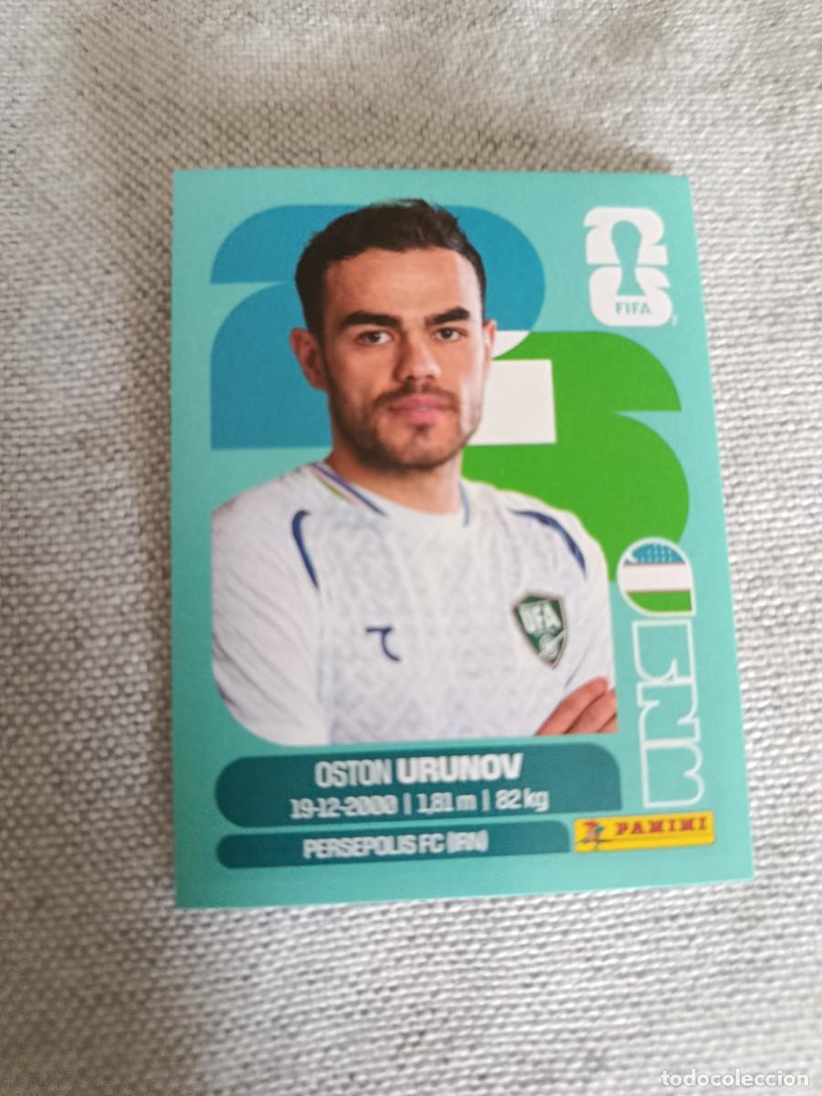 Cromos de f&uacute;tbol: Mundial Estados Unidos-Mexico-Canad&aacute; 2026. 17- Urunov. Uzbekist&aacute;n. Nunca pegado.