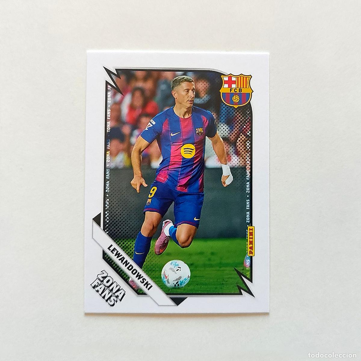 Cromos de f&uacute;tbol: Lewandowski Zona Fans Panini Club FC Barcelona 2025/2026