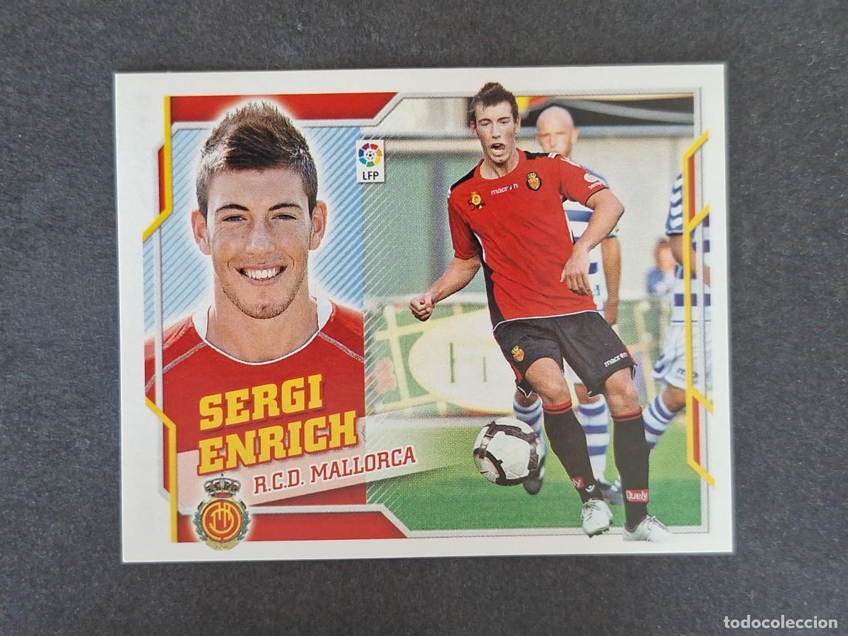Cromos de f&uacute;tbol: L4 SERGI ENRICH R. C. D. MALLORCA COLOCA LIGA ESTE 2010 2011 10 11 NUNCA PEGADO SIN PEGAR