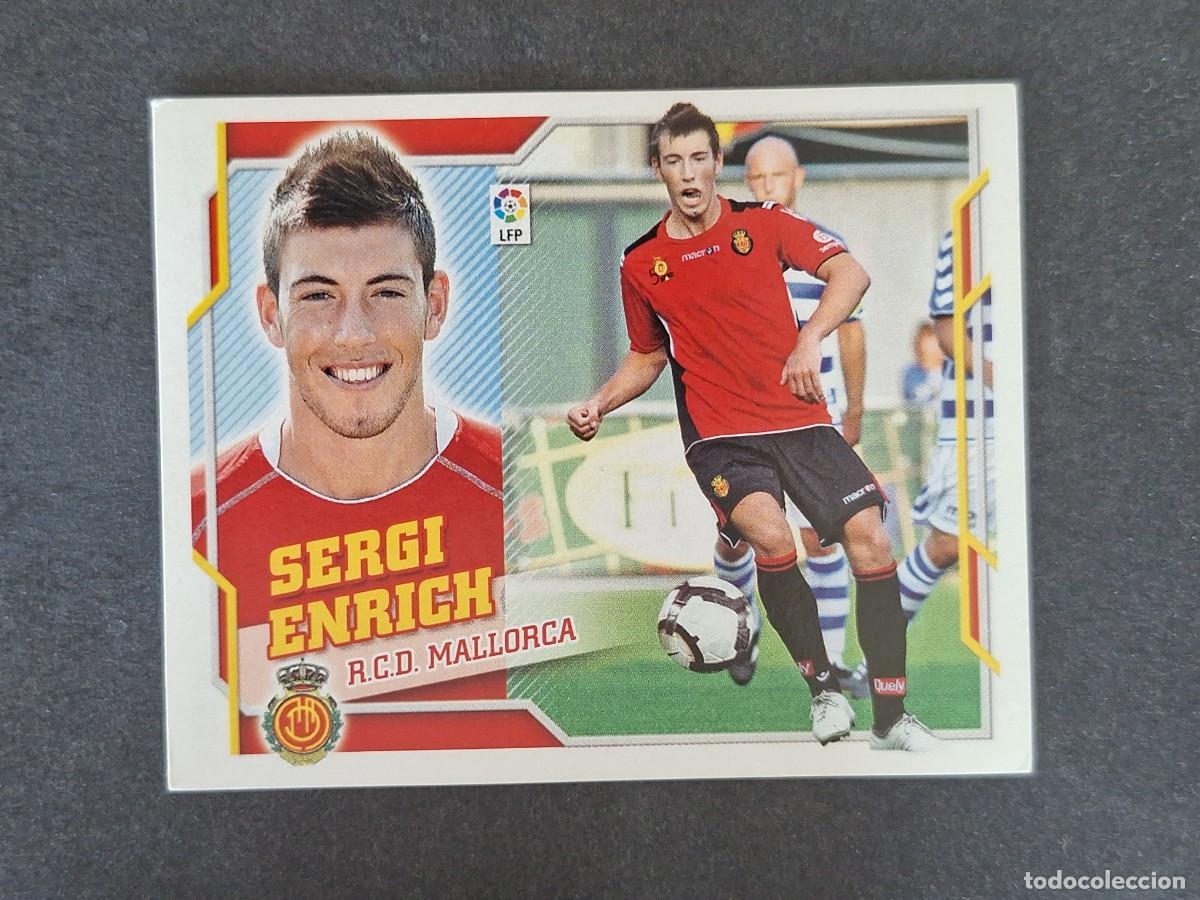 Cromos de f&uacute;tbol: L4 SERGI ENRICH R. C. D. MALLORCA COLOCA LIGA ESTE 2010 2011 10 11 NUNCA PEGADO SIN PEGAR